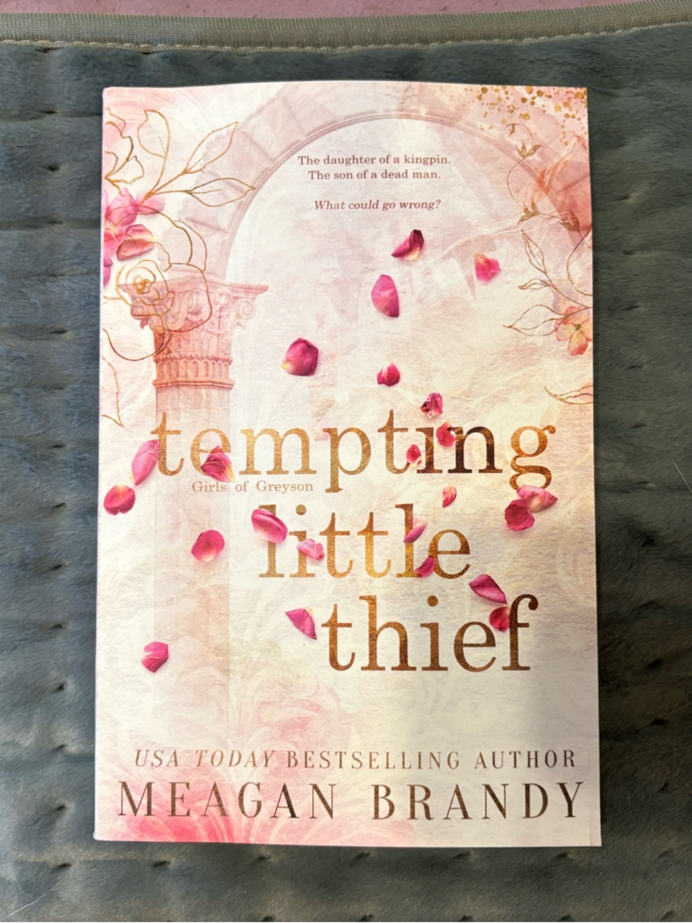 Signed- Tempting Little Thief by Meagan Brandy - Pink Floral Cover